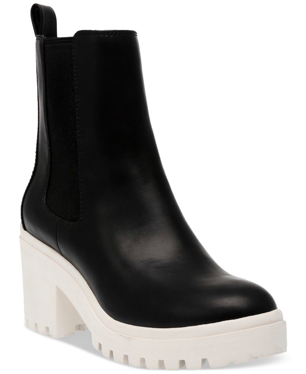 New Wild Pair Women's Brooklan Chelsea Booties Size 10 Blk/ White NEW